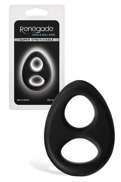 Nsnovelties Stretchy Silicone Cock & Ball Ring