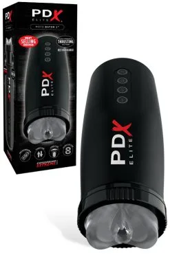 PDX 9 Masturbator With Vibration, Thrusting & Suction