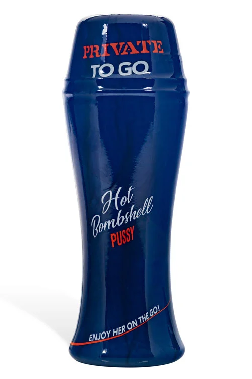 California Exotic Private To Go 8.3 Vaccum Cup Masturbator - Bombshell