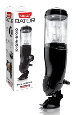 PDX Thrusting & Rotating Masturbator With Suction Base