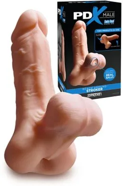 PDX 2-In-1 Realistic Masturbator & Penis Sleeve