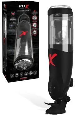 PDX Rotating & Thrusting Masturbator With Smartphone Holder