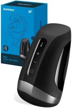 Satisfyer Men Heat Vibration - 5.5 Rechargeable Masturbator