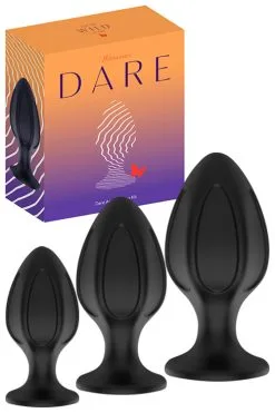 Wild Secrets Dare - 3 Piece Silicone Anal Training Kit