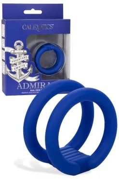 California Exotic Admiral Silicone Cock & Ball Dual Cage