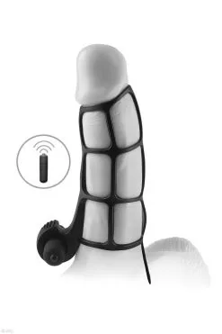 Pipedream Fantasy X-tensions 4.75 Vibrating Silicone Cock Cage