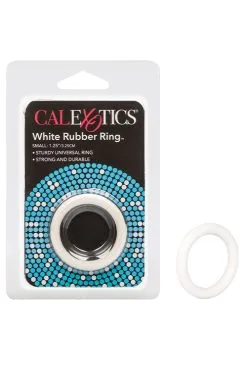 California Exotic 1.75 White Rubber Penis Ring