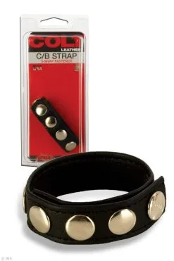 Colt Adjustable 5 Snap Leather Cock Strap