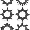 Gc Textured Stretchy Cock Rings (6 Pce Set)