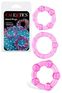 California Exotic Island Penis Rings (Set Of 3)