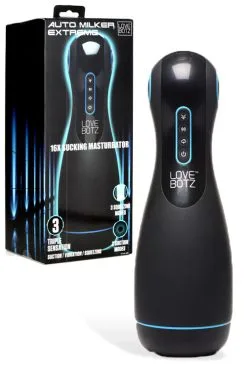 LoveBotz Auto Milker Extreme - 10 16x Sucking, Squeezing, & Vibrating Masturbator