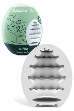 Satisfyer Masturbator Egg Single Riffle
