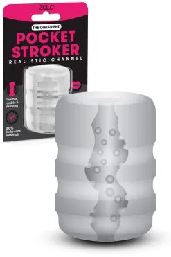 Zolo Pocket Masturbator & Oral Sex Toy - Realistic Texture