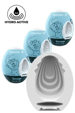 Satisfyer Masturbator Eggs 3-Piece Set Savage