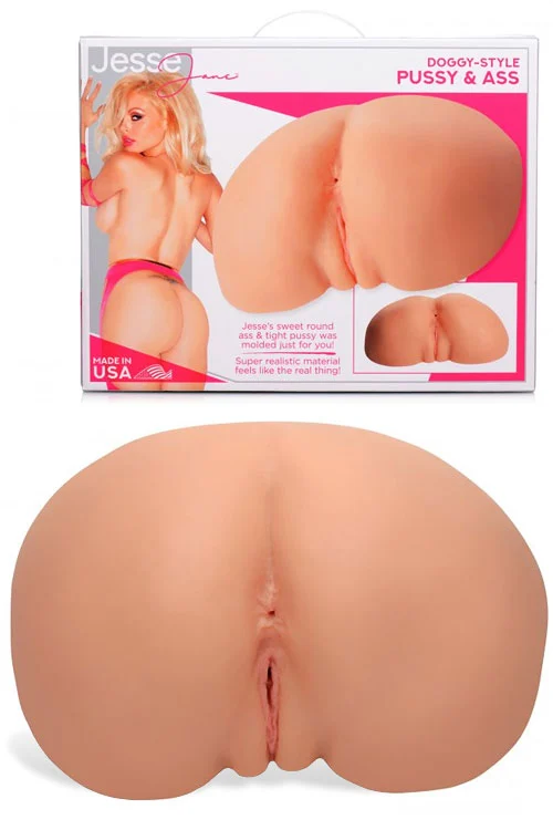 Jesse Jane Realistic Doggy Style Pussy & Ass Masturbator