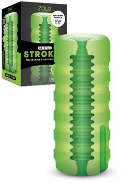 Zolo Squeezable Vibrating Masturbator - Original