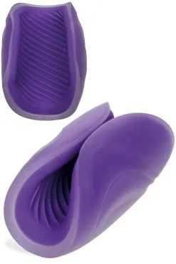 California Exotic Spiral Grip Open-Sleeve Masturbator