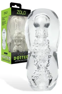 Zolo Gripz Dotted - 6 Textured Masturbator Sleeve