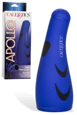 California Exotic Apollo Hydro Power Stroker - 9.25 Vibrating Masturbator With Suction Swivel Mount