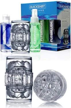 Fleshlight Quickshot Vantage Masturbator Combo Pack