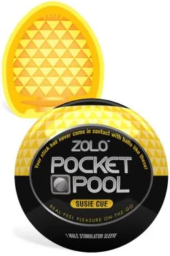 Zolo Pocket Pool Textured Masturbator - Susie Cue
