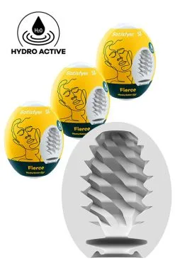 Satisfyer Masturbator Eggs 3-Piece Set Fierce