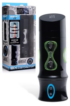 LoveBotz Beat It 8 Rechargeable Rotating Masturbator