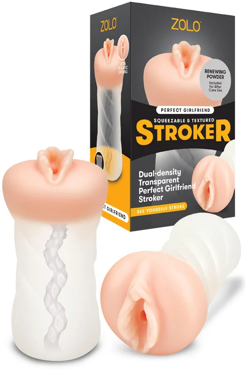 Zolo Perfect Girlfriend 5.25 Squeezable & Textured Stroker