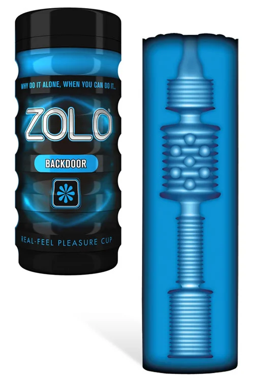 Zolo Real-Feel Pleasure Cup Masturbator - Backdoor