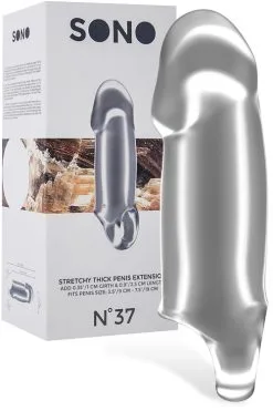 Sono 6 Translucent Thick & Stretchy Penis Extension