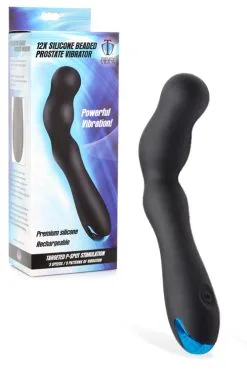 Trinity 4 Men 12X - 7.5 Silicone Beaded Prostate Vibrator