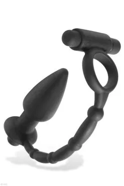 Master Series Cock Ring & 5 Anal Plug Vibe