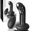 Pipedream Vibrating Glass Massager With Remote & Removable Suction Cup