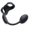 Alpha-Pro P-Bomb Cock & Ball Ring With Vibrating Anal Plug