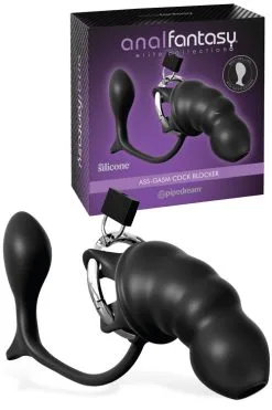 Pipedream Silicone 5 Chastity Cage With 3.5 Butt Plug