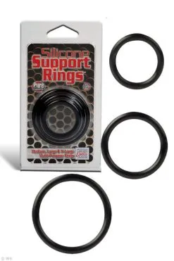 California Exotic Silicone Support Penis Ring Pack