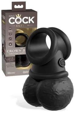 Pipedream King Cock Elite The Crown Jewels Vibrating Hanging Balls