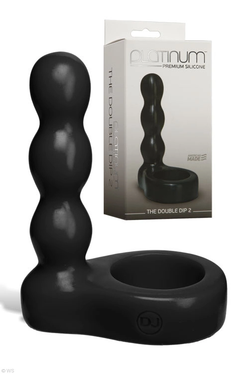 Doc Johnson Platinum The Double Dip 2 Cock Ring