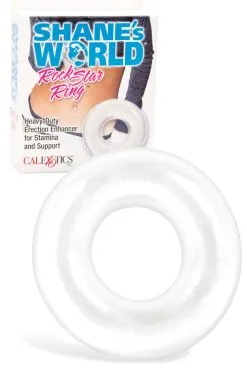 California Exotic Shane’s World Rock Star Penis Ring - Clear