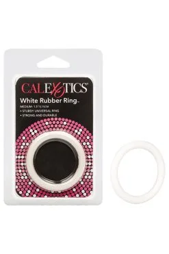 California Exotic 2.5 White Rubber Penis Ring