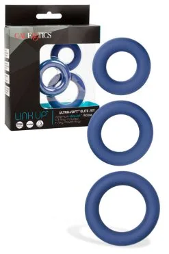 California Exotic Link Up Elite - 3 Piece Cock Ring Set