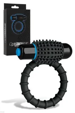 Doc Johnson Vibrating 10-Function Cock Ring With Removable Bullet