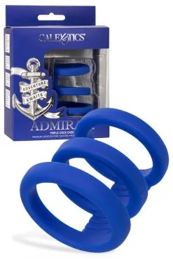 California Exotic Admiral Silicone Triple Cock & Ball Cage