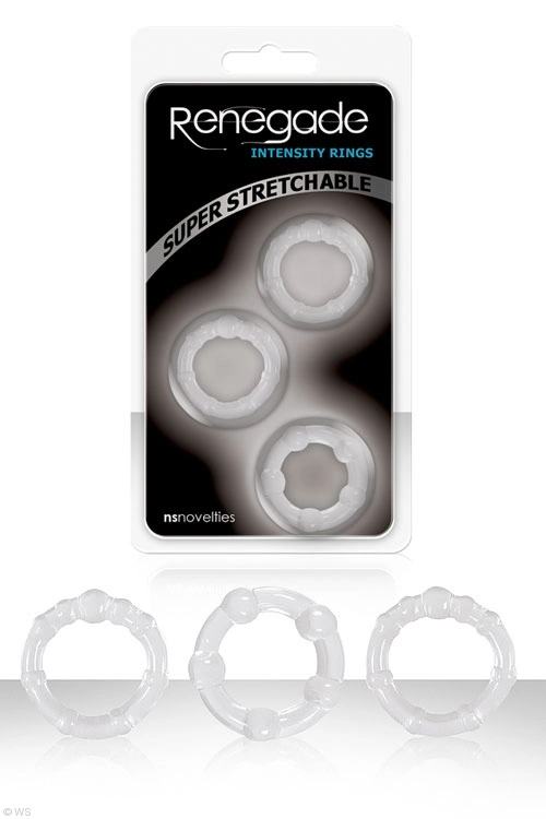 Nsnovelties Intensity Penis Rings (Set Of 3)