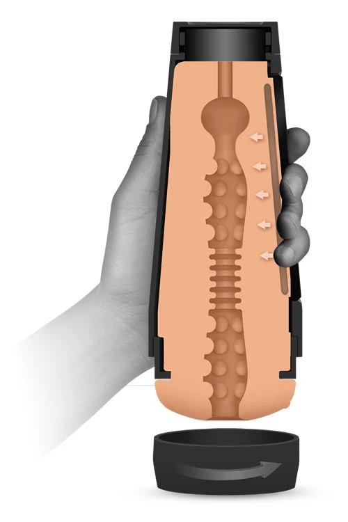 Doc Johnson Dani Daniels Main Squeeze - 7.5 Realistic Pussy Stroker - Image 4