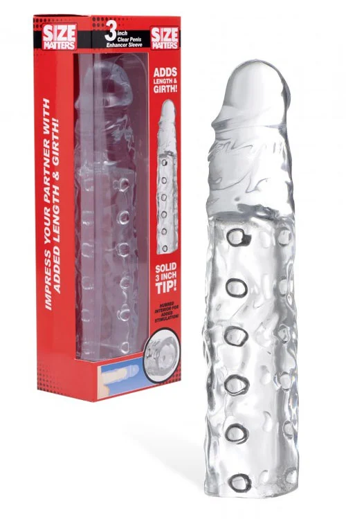 Size Matters 3 Penis Extension Sleeve - Image 3