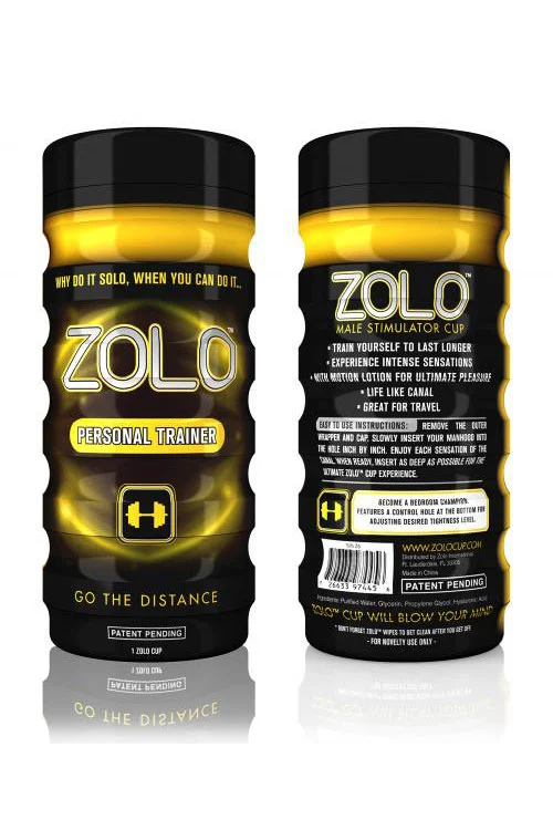 Zolo Real-Feel Pleasure Cup Masturbator - Personal Trainer - Image 4